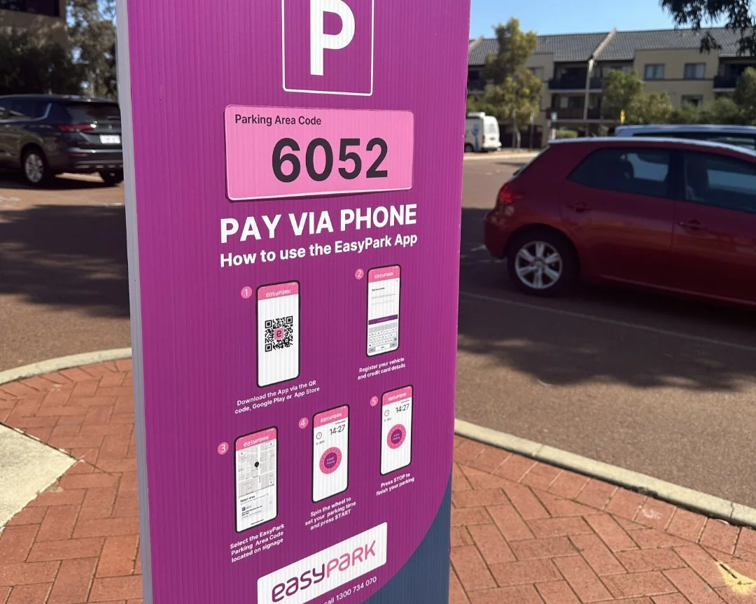 Photo of street parking in Joondalup